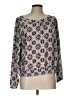 Ann Taylor LOFT Outlet 100% Polyester Gray 3/4 Sleeve Blouse Size L - photo 1