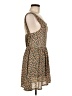 Assorted Brands 100% Polyester Floral Tan Casual Dress Size M (estimated) - photo 4