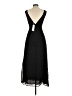Charcoal 100% Polyester Black Cocktail Dress Size 6 - photo 2