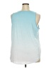 Zelos Blue Sleeveless T-Shirt Size 2X - photo 2
