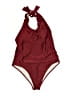 Cupshe Solid Burgundy Swimsuit Bottoms Size XL - photo 1