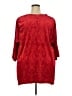 Catherines Red 3/4 Sleeve Blouse Size 2X - photo 2