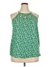 Papermoon 100% Polyester Green Sleeveless Blouse Size XXL - photo 1