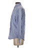 Heritage 100% Cotton Polka Dots Blue Long Sleeve Button-Down Shirt Size S - photo 5