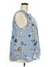 Daniel Rainn Blue Sleeveless Blouse Size 2X - photo 4