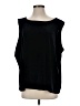 Maggie Barnes Black Sleeveless Blouse Size S - photo 1