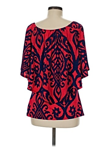 Fashionomics Short Sleeve Blouse (view 2)