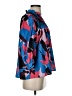 Crosby 100% Polyester Color Block Blue 3/4 Sleeve Blouse Size S - photo 4