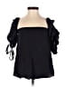 Club Monaco 100% Silk Black Blouse Size 0 - photo 1