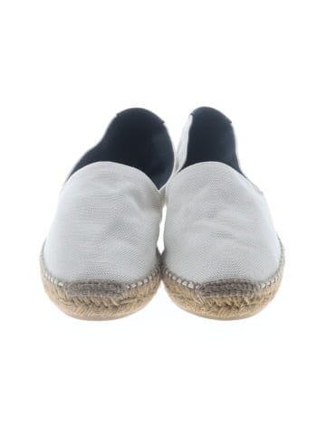 Saint Laurent Linen embroidered logo espadrille flats (view 2)