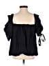 Club Monaco 100% Silk Black Blouse Size 0 - photo 2