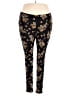 Torrid Floral Black Casual Pants Size 3X Plus (3) - photo 1