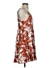 Roxy 100% Viscose Floral Orange Casual Dress Size XS - photo 4