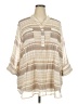 Ruby Rd. Tan 3/4 Sleeve Blouse Size 2X - photo 1