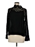 Shein 100% Polyester Black Long Sleeve Blouse Size 8 - 10 - photo 1