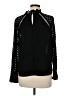 Shein 100% Polyester Black Long Sleeve Blouse Size 8 - 10 - photo 2