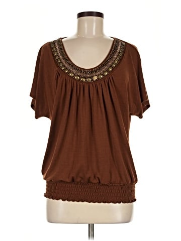 Notations Short Sleeve Blouse (view 1)
