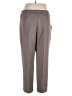 Briggs New York 100% Polyester Solid Gray Casual Pants Size 12 - photo 2