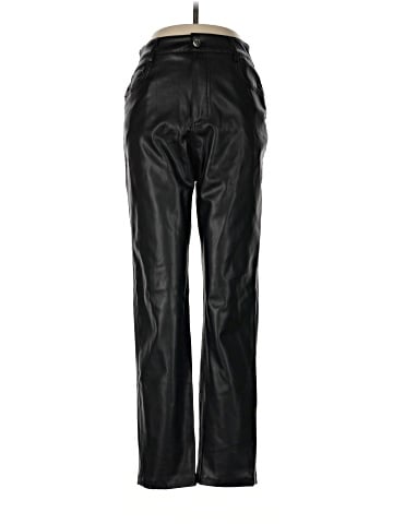 Zara Faux Leather Pants (view 1)