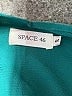 Space 46 100% Polyester Teal Sleeveless Blouse Size S - photo 7
