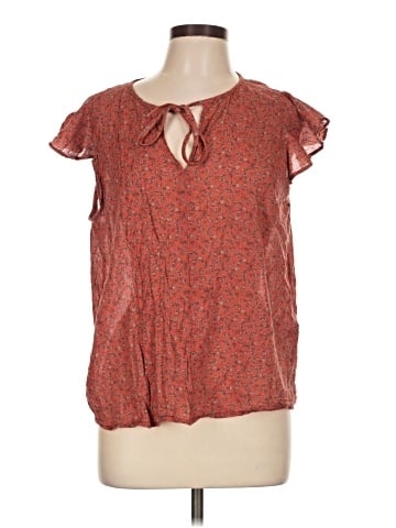 Banana Republic Factory Store Short Sleeve Blouse (view 1)