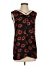 Noir 100% Polyester Black Sleeveless Top Size S - photo 1