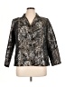 Lafayette 148 New York 100% Polyester Metallic Silver Gold Jacket Size 14 - photo 1
