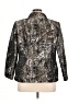Lafayette 148 New York 100% Polyester Metallic Silver Gold Jacket Size 14 - photo 2