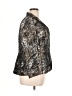 Lafayette 148 New York 100% Polyester Metallic Silver Gold Jacket Size 14 - photo 4
