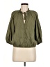 Sanctuary Green 3/4 Sleeve Button-Down Shirt Size M - photo 1