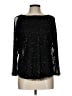 Zara Basic Black Long Sleeve Blouse Size L - photo 1