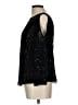 Zara Basic Black Long Sleeve Blouse Size L - photo 5