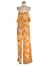Mister Zimi Paisley Orange Jumpsuit Size 6 - photo 1