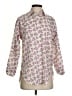 J.Crew 100% Cotton Floral Pink Long Sleeve Blouse Size 00 - photo 1