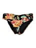Sunsets Floral Black Swimsuit Bottoms Size L - photo 1