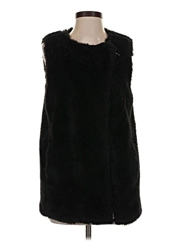 Armani Exchange Faux Fur Vest (view 1)
