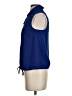 Trina Turk 100% Polyester Blue Sleeveless Blouse Size S - photo 5