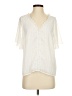 Shein 100% Polyester Ivory Short Sleeve Blouse Size 5 - photo 1