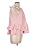 Unbranded 100% Polyester Pink Sleeveless Blouse Size L - photo 4