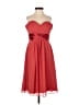 Bill Levkoff 100% Polyester Red Cocktail Dress Size 6 - photo 1