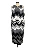 Catherines Chevron-herringbone Silver Casual Dress Size 3X - photo 1