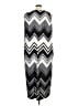 Catherines Chevron-herringbone Silver Casual Dress Size 3X - photo 2
