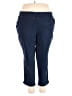 Women With Control Blue Casual Pants Size 4X (petite) - photo 1