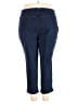 Women With Control Blue Casual Pants Size 4X (petite) - photo 2