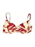 Shade & Shore Print Red Swimsuit Top Size L - photo 1