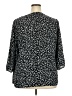 Daniel Rainn 100% Polyester Black 3/4 Sleeve Blouse Size 2X - photo 2