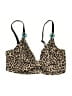 Assorted Brands Animal Print Brown Swimsuit Top Size 8 - photo 1