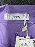 MNG Color Block Purple Long Sleeve Button-Down Shirt Size 12 - photo 7