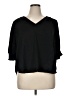 Joie 100% Polyester Black 3/4 Sleeve Blouse Size XL - photo 1