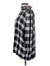 Ann Taylor LOFT Plaid Gray Long Sleeve Blouse Size L - photo 5